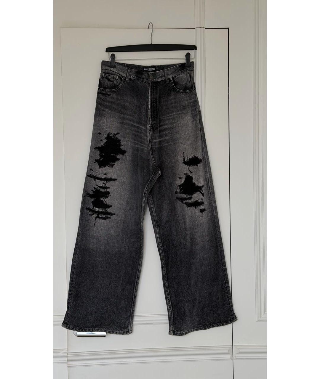 BALENCIAGA Черные прямые джинсы, фото 5