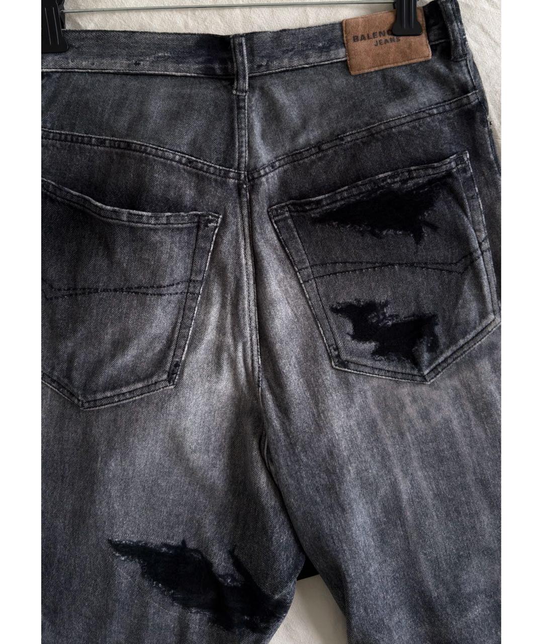 BALENCIAGA Черные прямые джинсы, фото 2