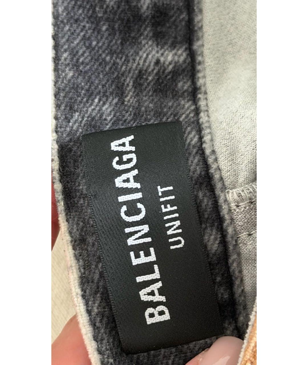 BALENCIAGA Черные прямые джинсы, фото 3