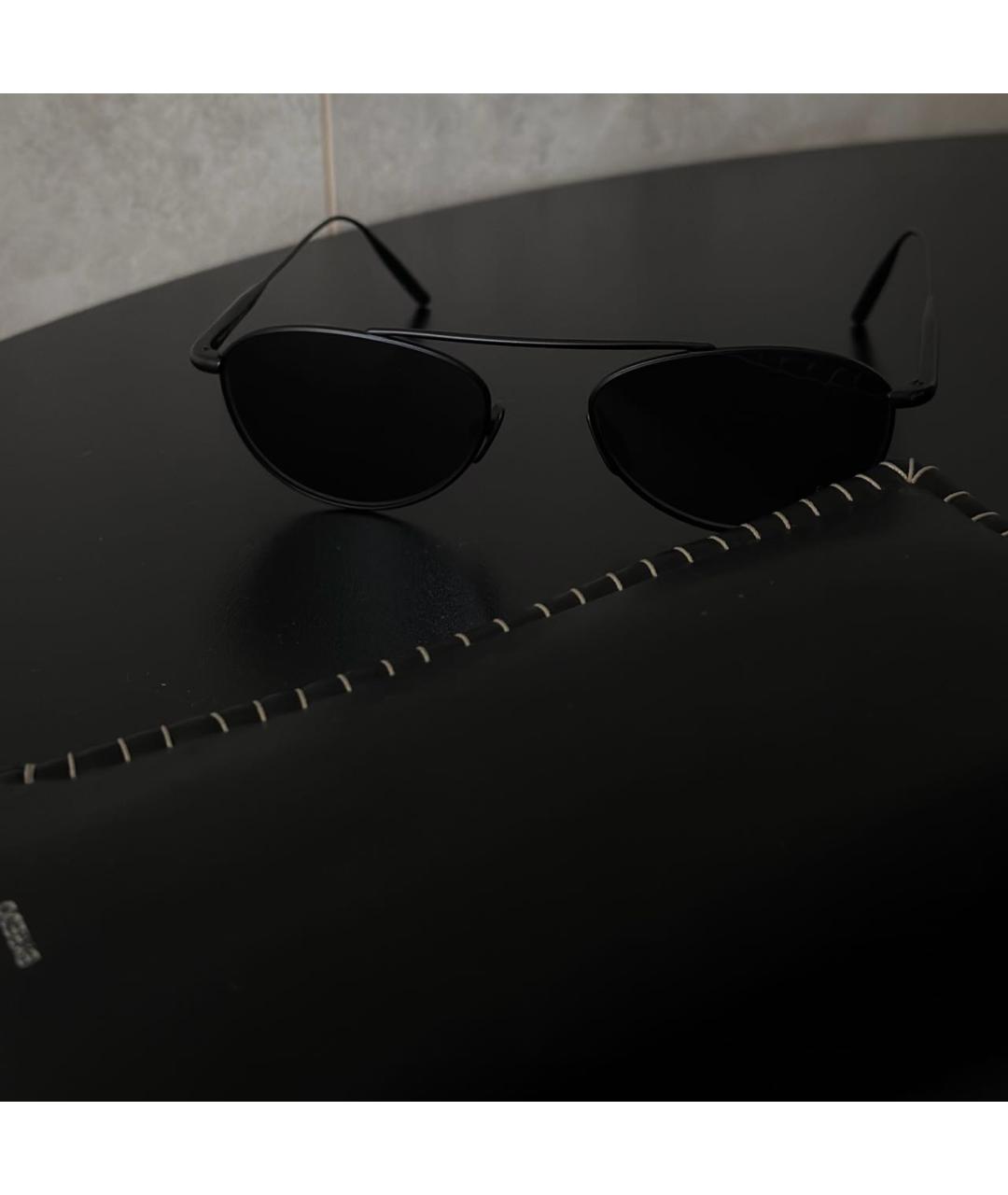 BYREDO Черные металлические солнцезащитные очки, фото 3