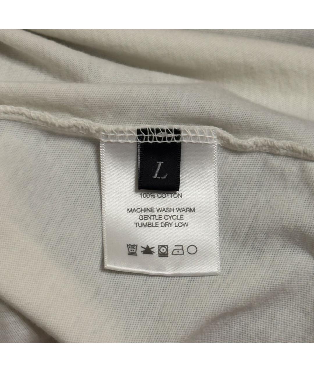 Enfants Riches Déprimés Бежевая хлопковая футболка, фото 4