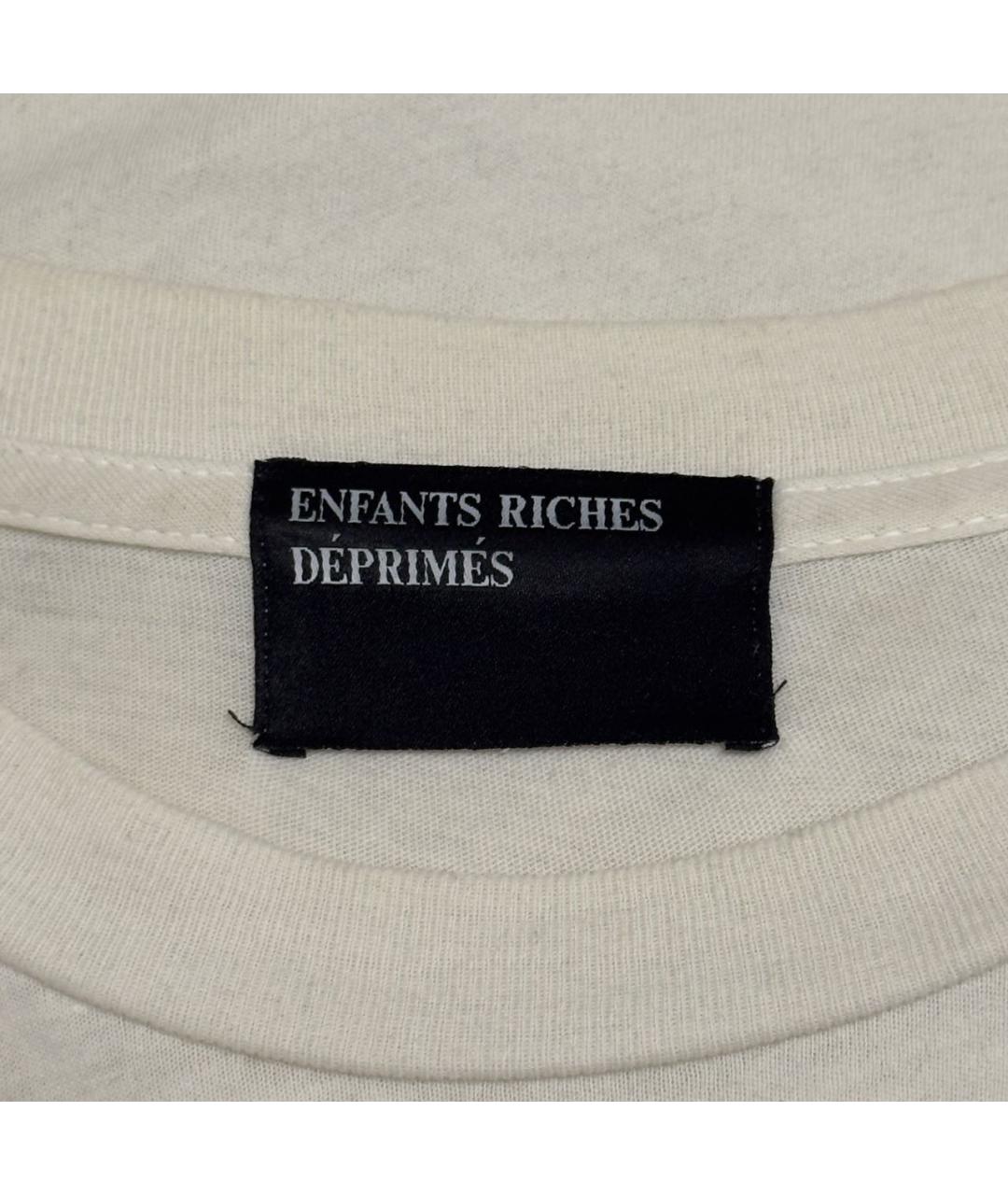 Enfants Riches Déprimés Бежевая хлопковая футболка, фото 3