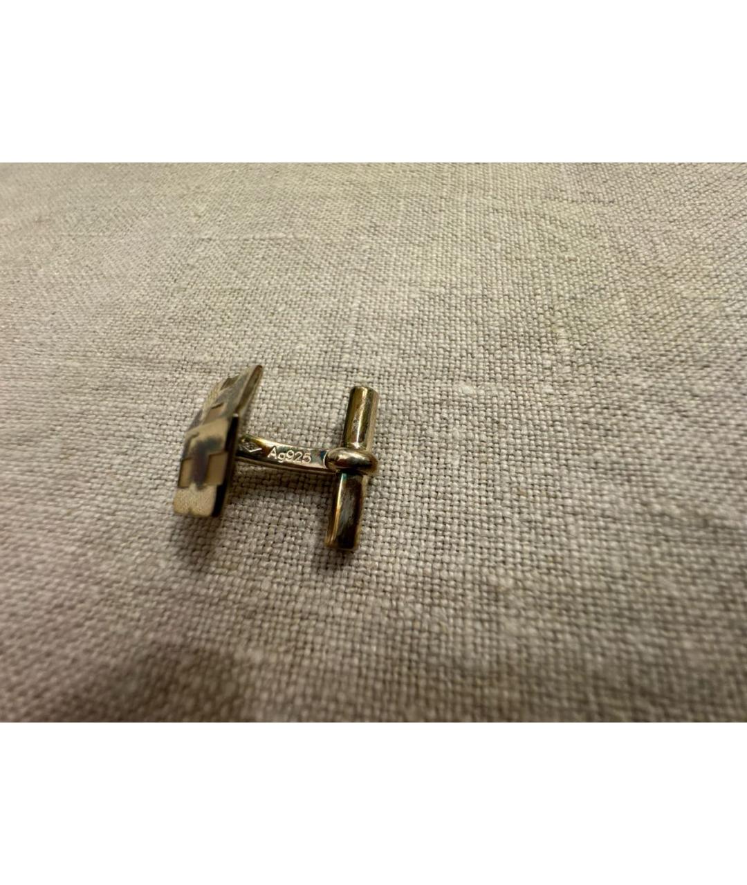 HERMES Серебряные серебряные запонки, фото 5