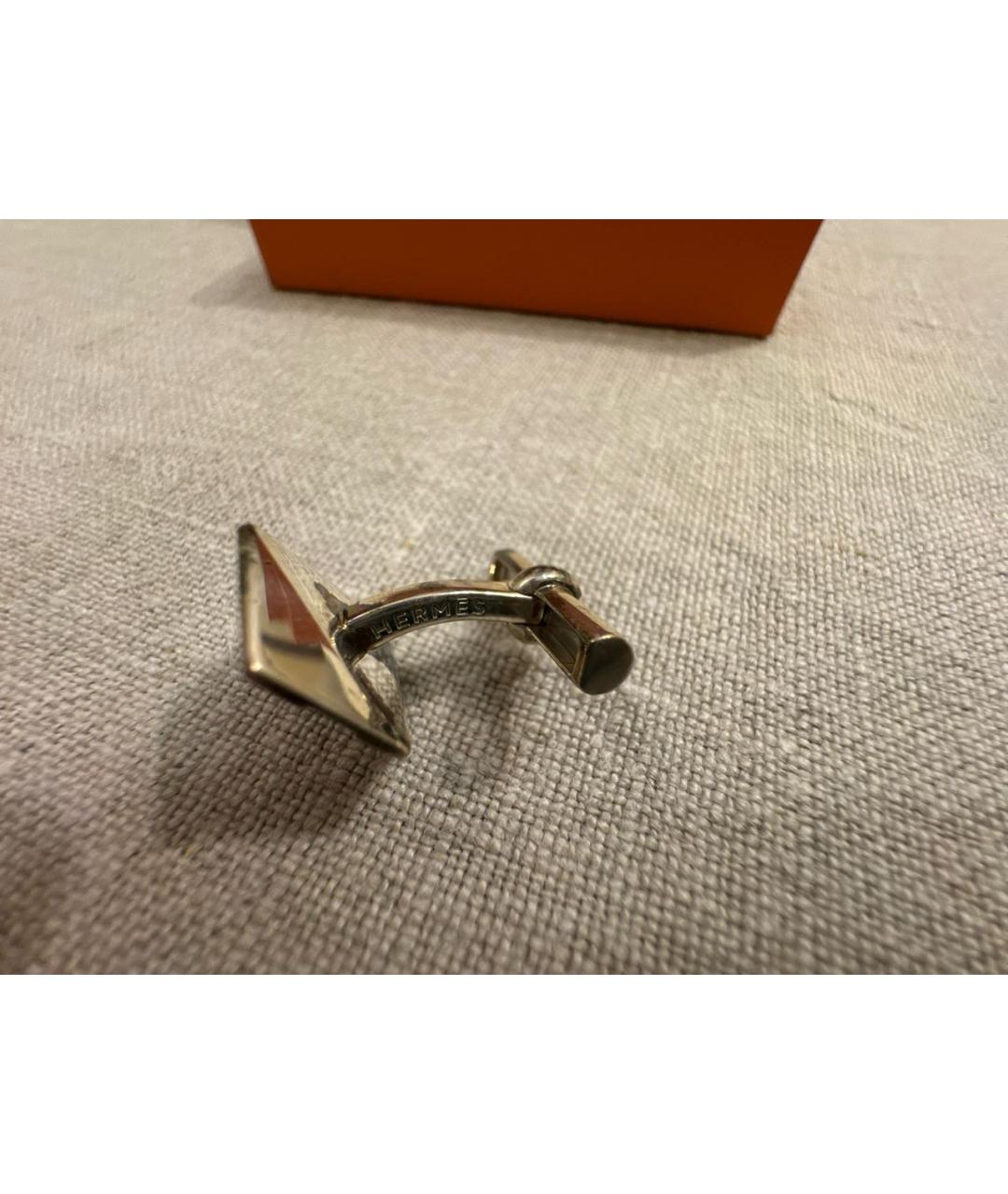 HERMES Серебряные серебряные запонки, фото 4