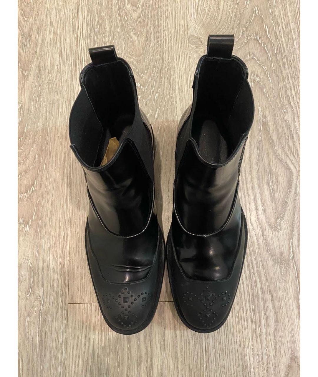 BARRACUDA Черные кожаные полусапоги, фото 3