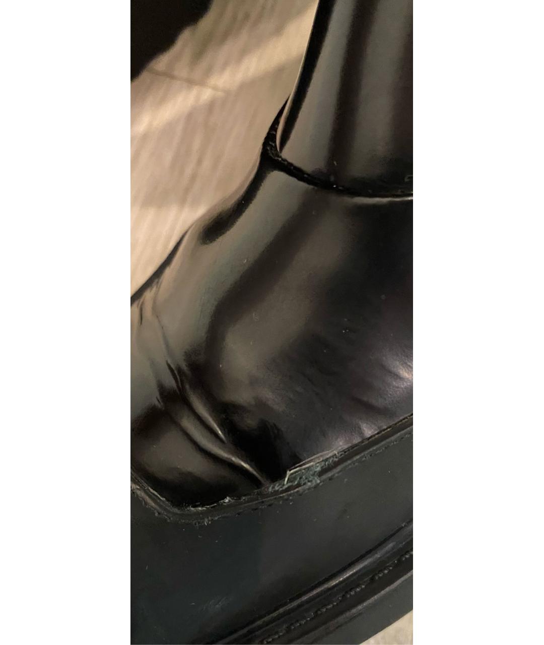 BARRACUDA Черные кожаные полусапоги, фото 6