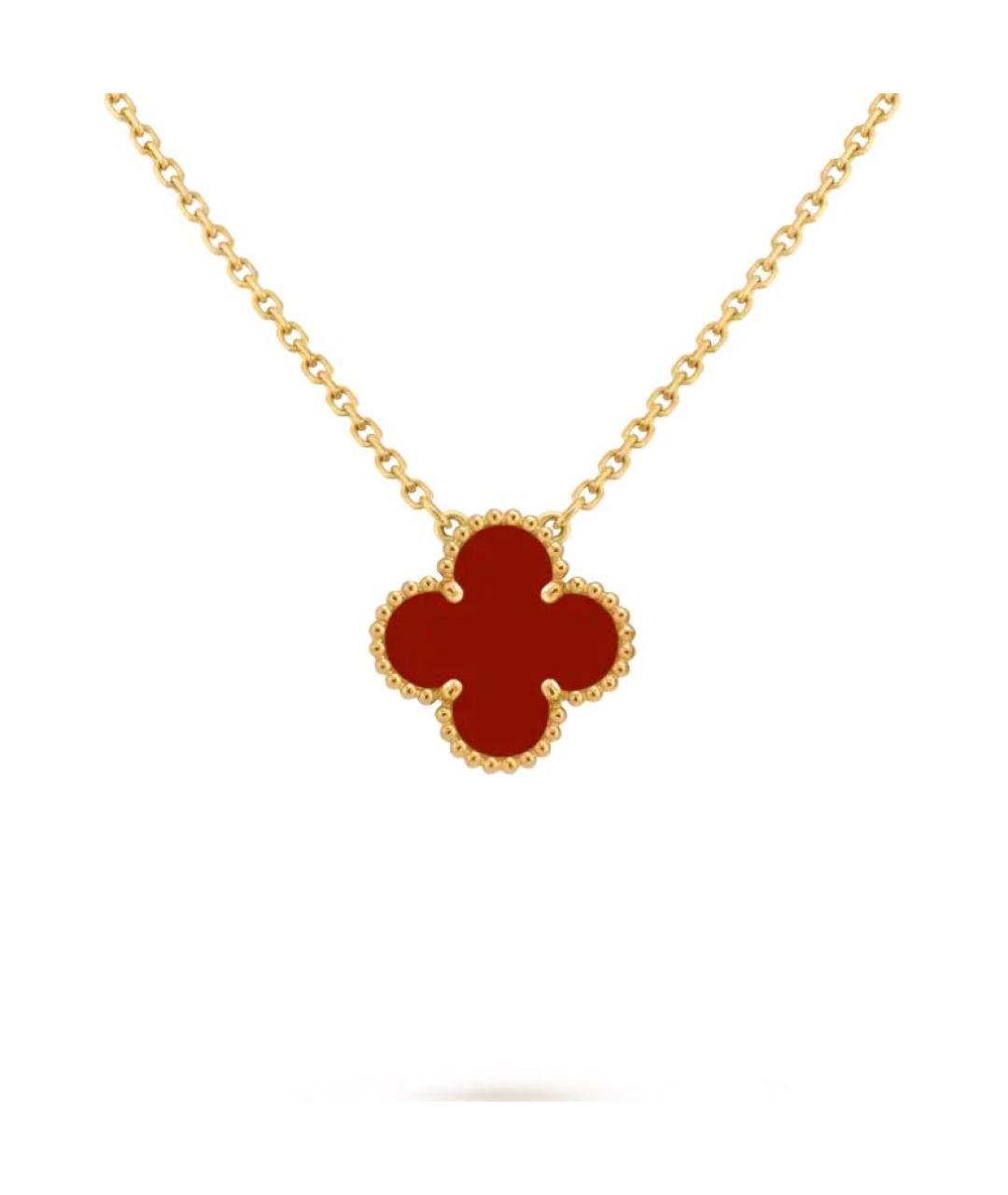 VAN CLEEF & ARPELS Красное колье из желтого золота, фото 6