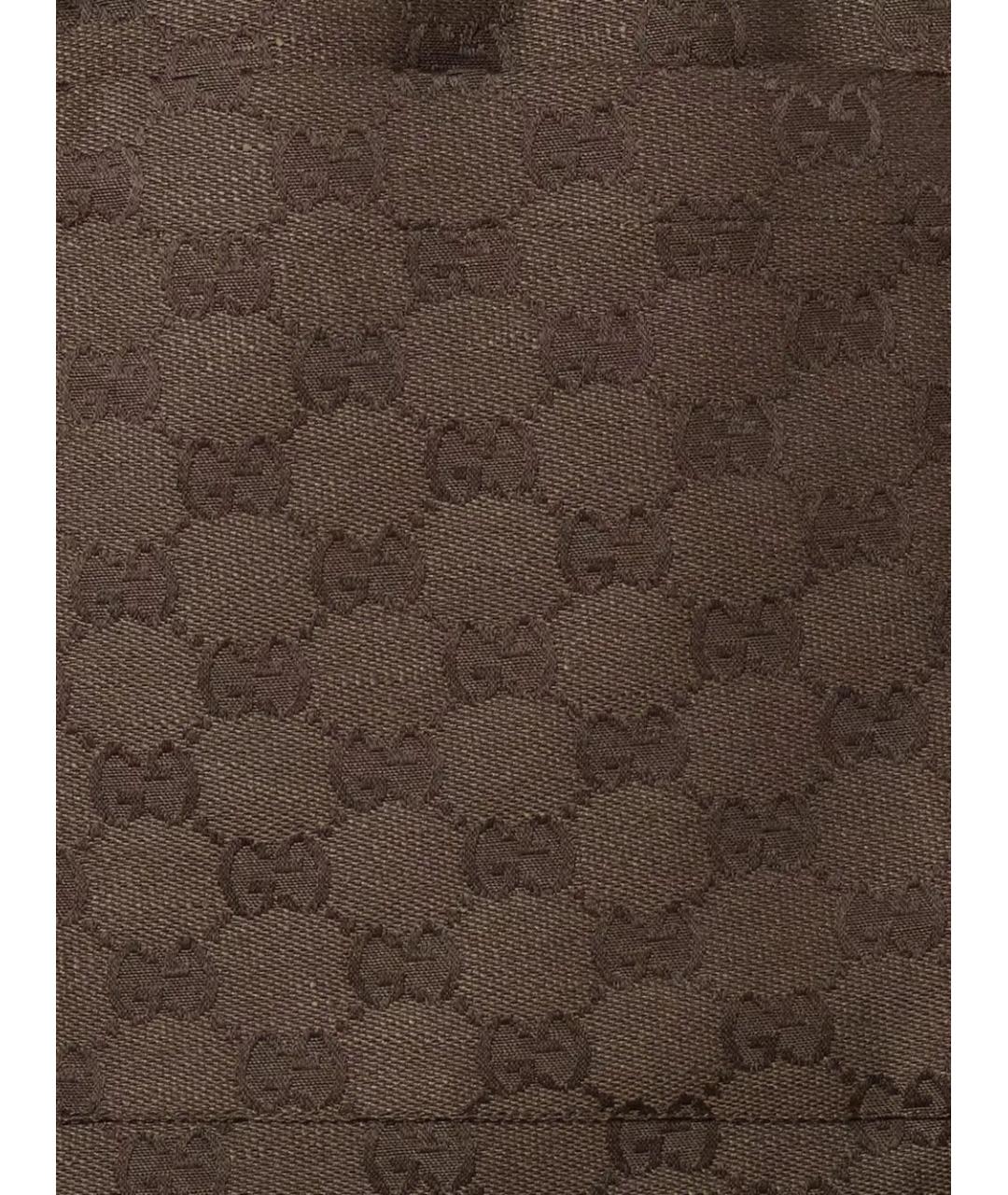 GUCCI Коричневые льняные шорты, фото 3