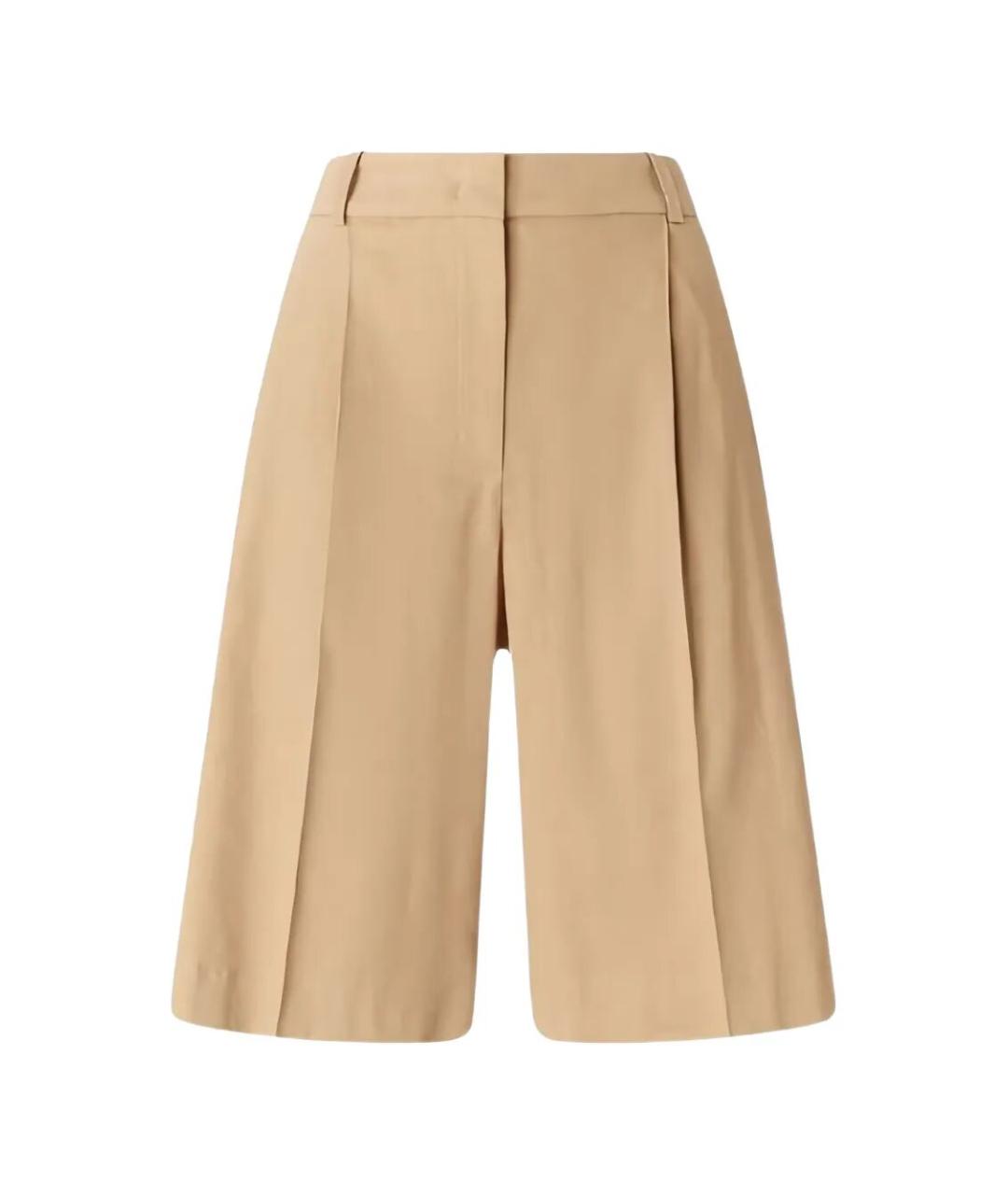 PINKO Бежевые льняные шорты, фото 1