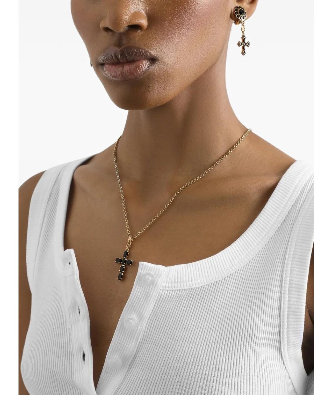 DOLCE&GABBANA Белая хлопковая майка, фото 3