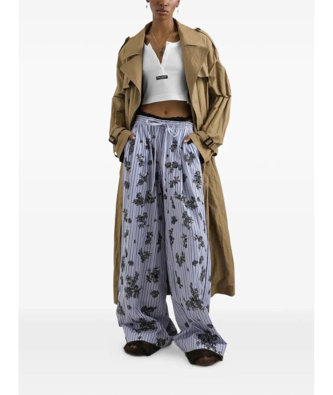 DOLCE&GABBANA Белая хлопковая майка, фото 2