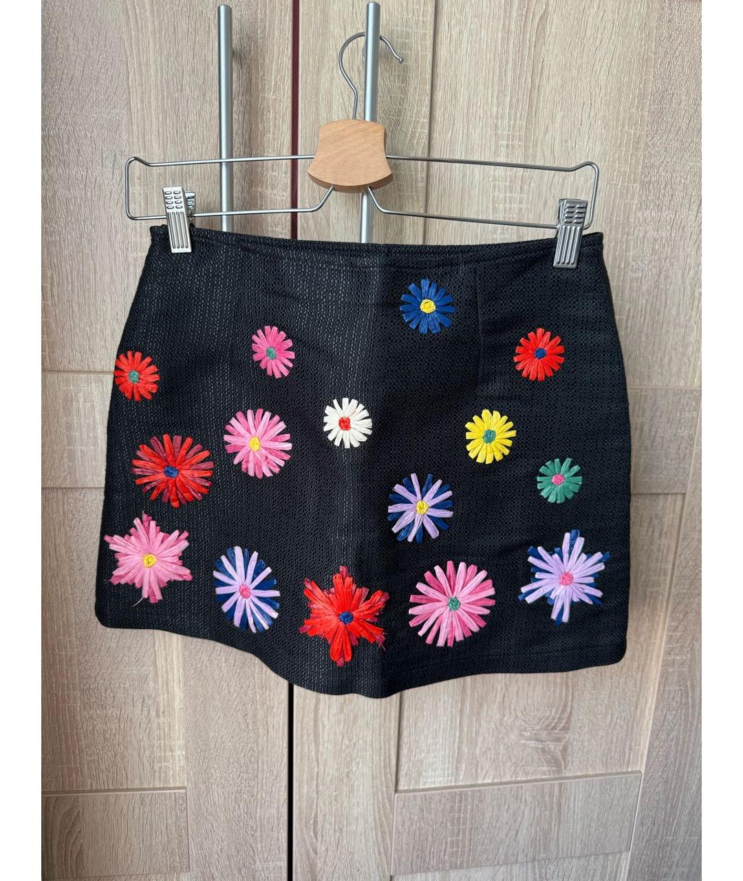 MOSCHINO JEANS Черная юбка мини, фото 8