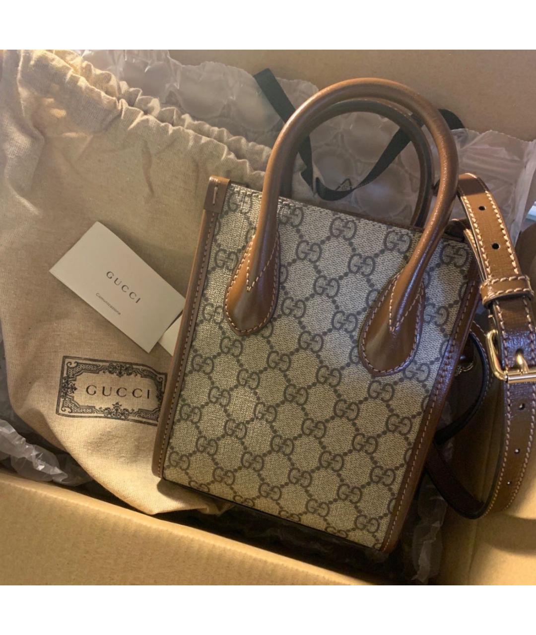 GUCCI Бежевая сумка через плечо, фото 3