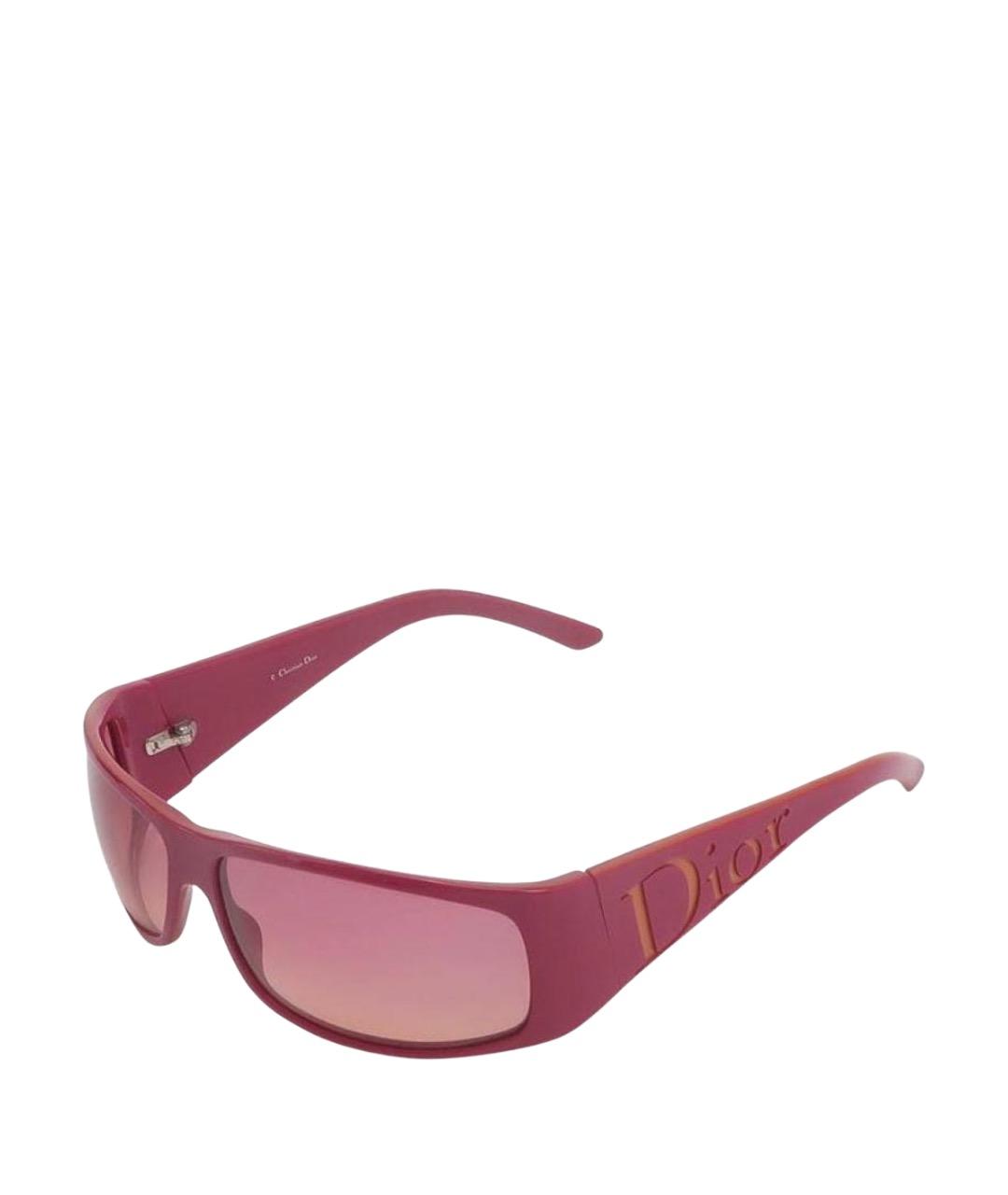 CHRISTIAN DIOR Розовые пластиковые солнцезащитные очки, фото 1