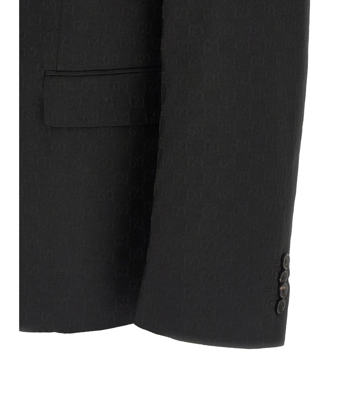 GUCCI Черный полиэстеровый пиджак, фото 4