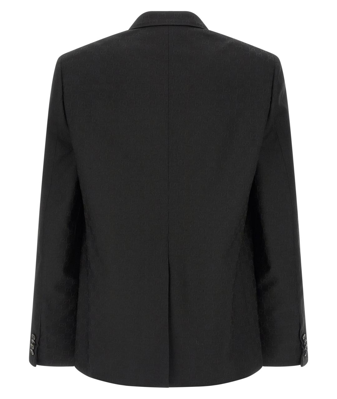 GUCCI Черный полиэстеровый пиджак, фото 2