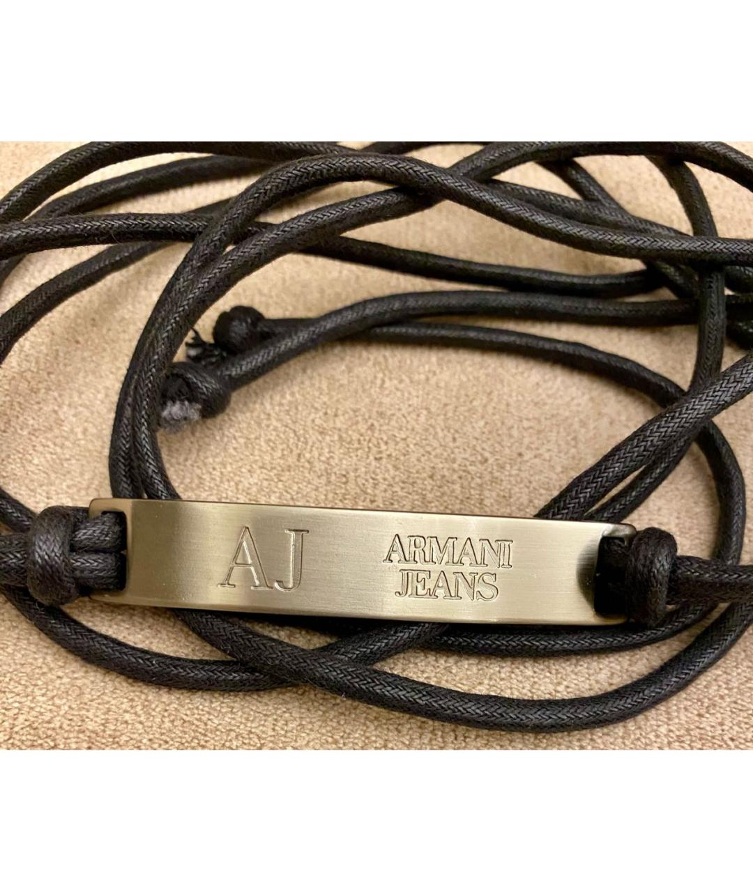 ARMANI JEANS Черный ремень, фото 8