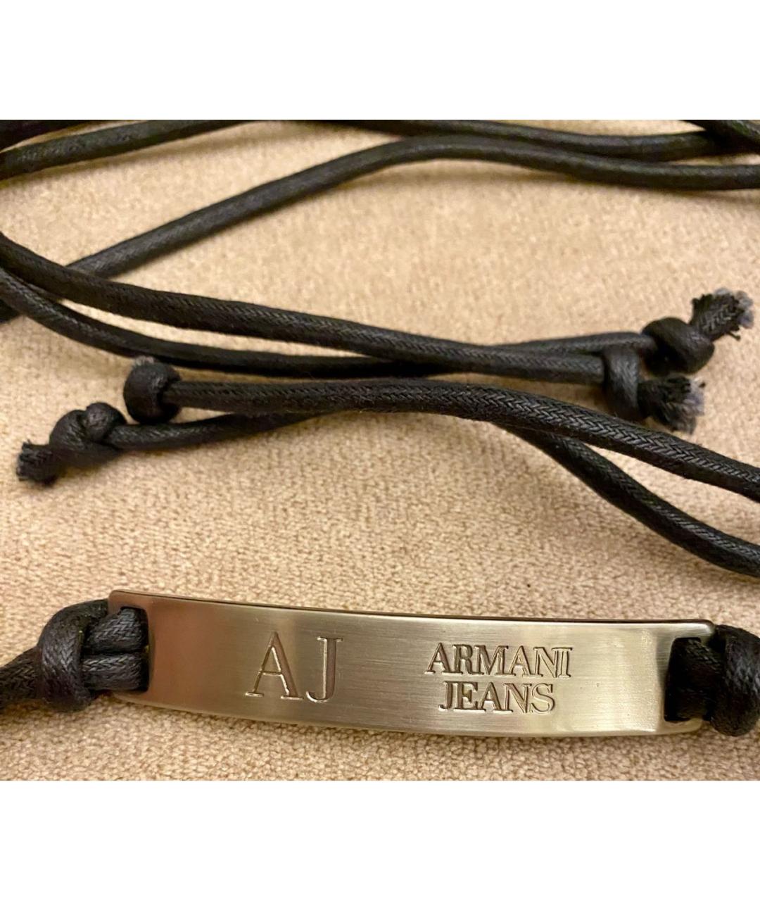ARMANI JEANS Черный ремень, фото 7