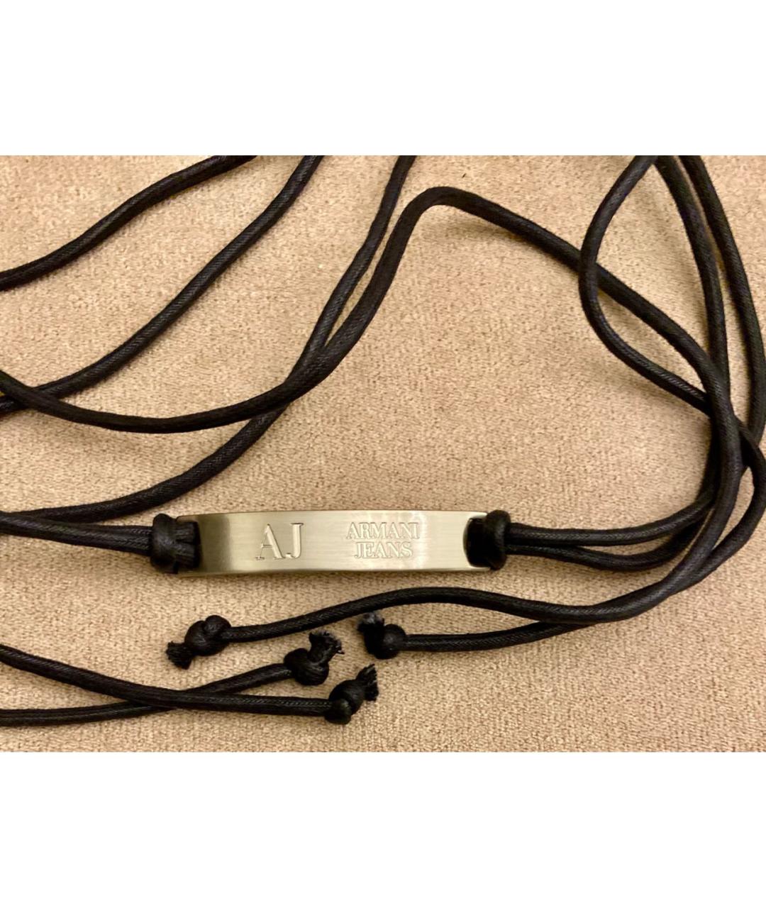 ARMANI JEANS Черный ремень, фото 5