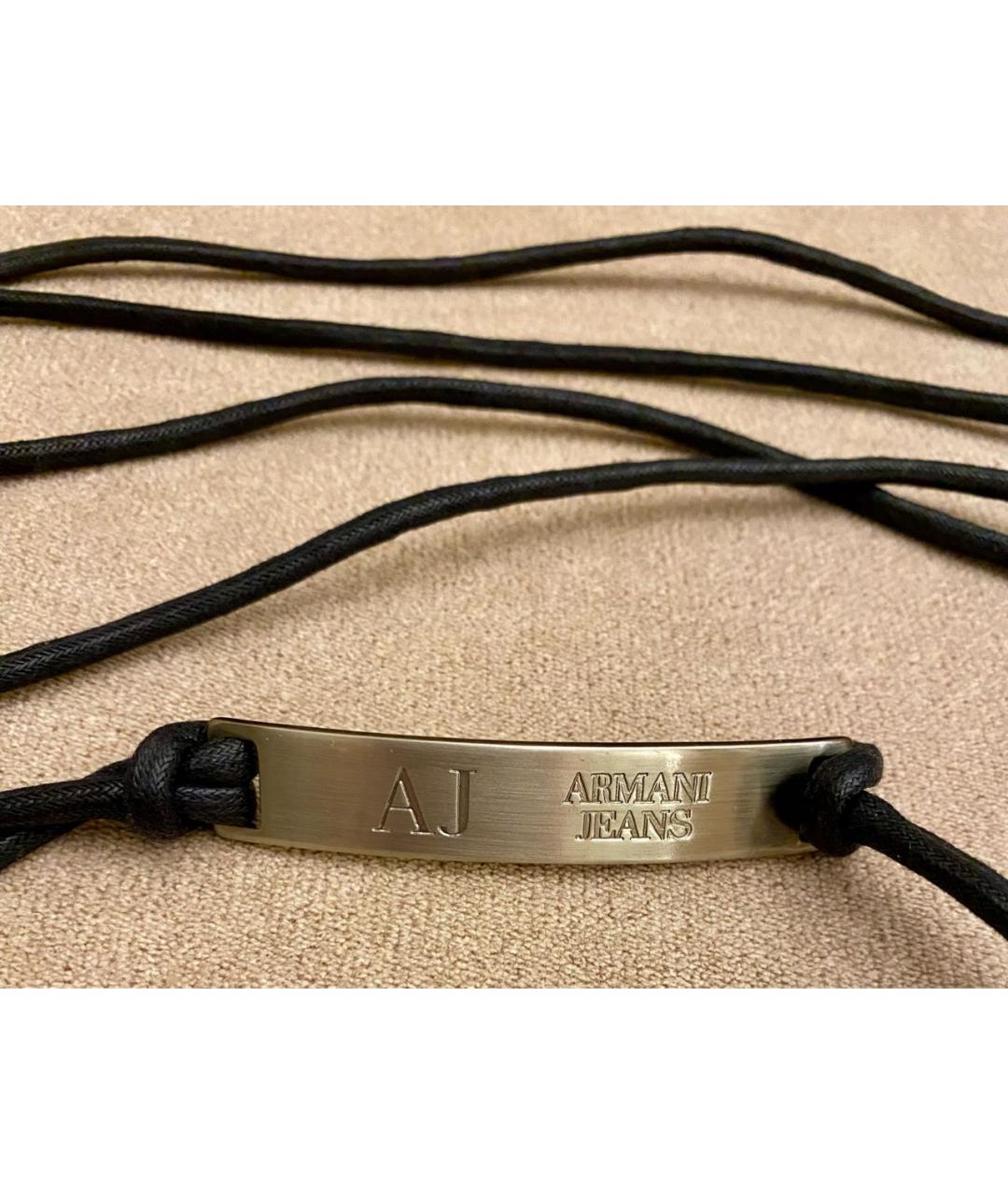 ARMANI JEANS Черный ремень, фото 6
