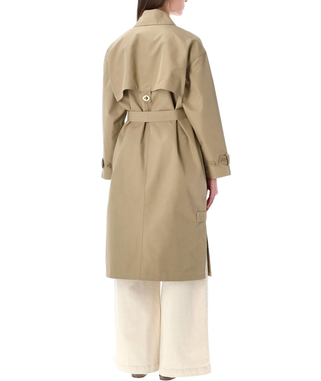 SESSUN Бежевый хлопковый тренч/плащ, фото 2