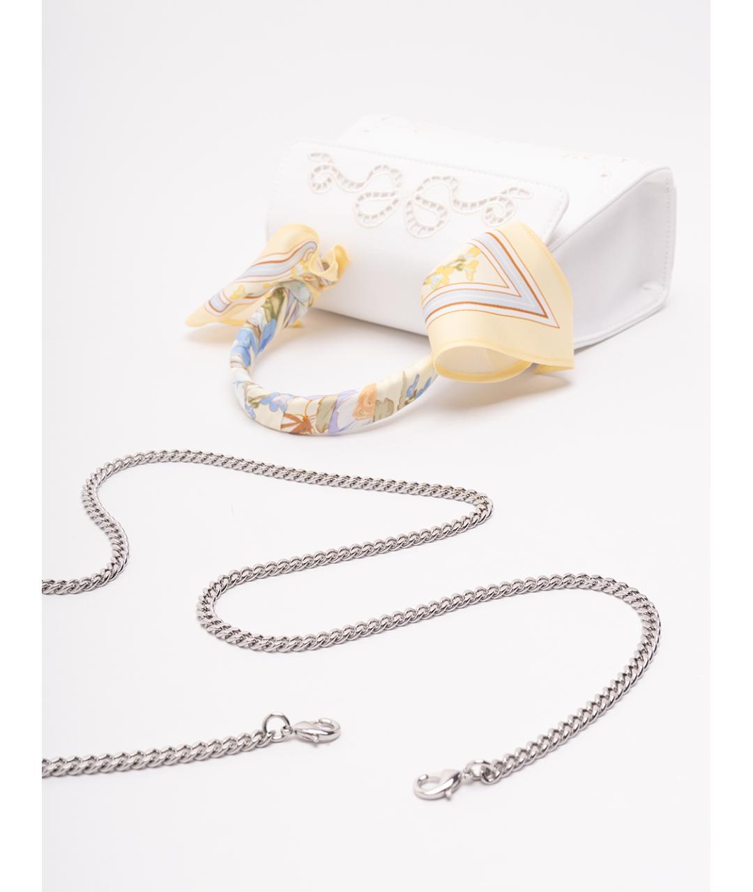 SELF-PORTRAIT Мульти твидовая сумка с короткими ручками, фото 4