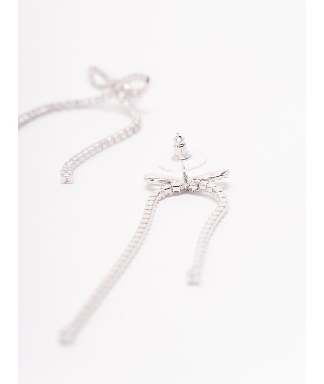 SELF-PORTRAIT Серебряные металлические серьги, фото 2