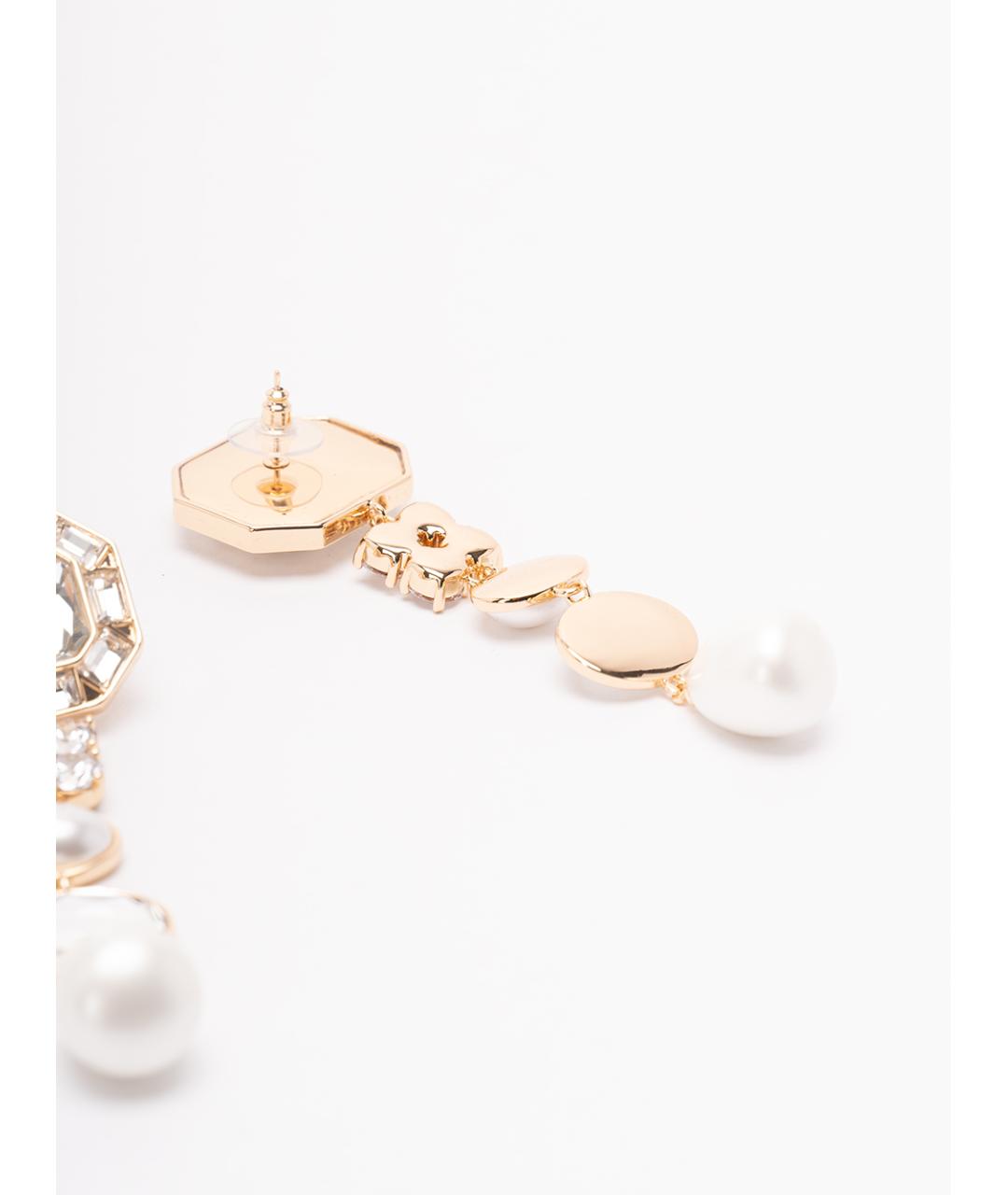 SELF-PORTRAIT Золотые металлические серьги, фото 2