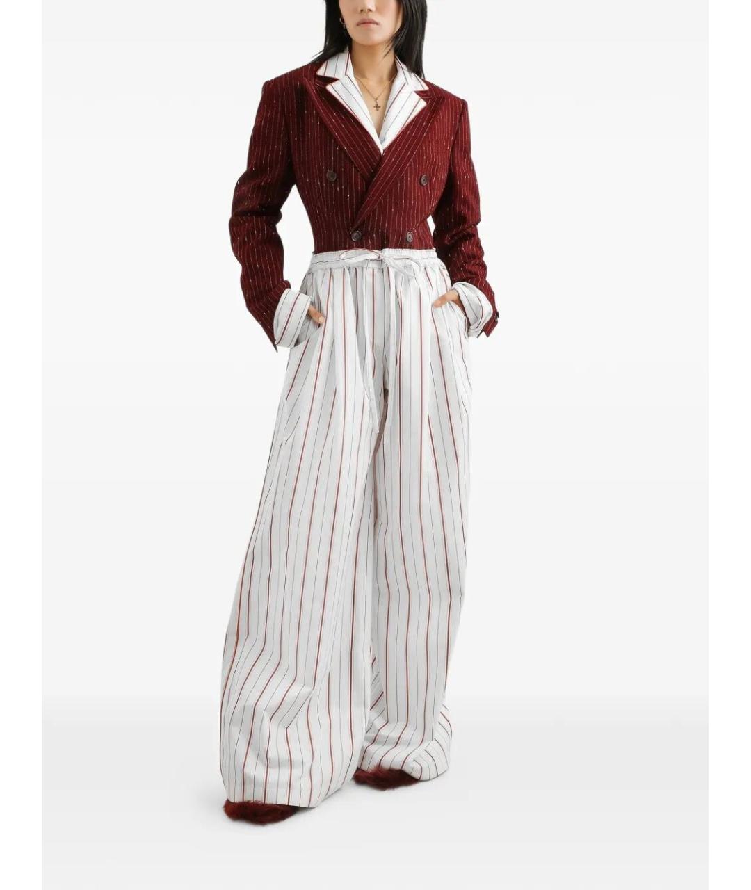 DOLCE&GABBANA Бордовый вискозный жакет/пиджак, фото 2