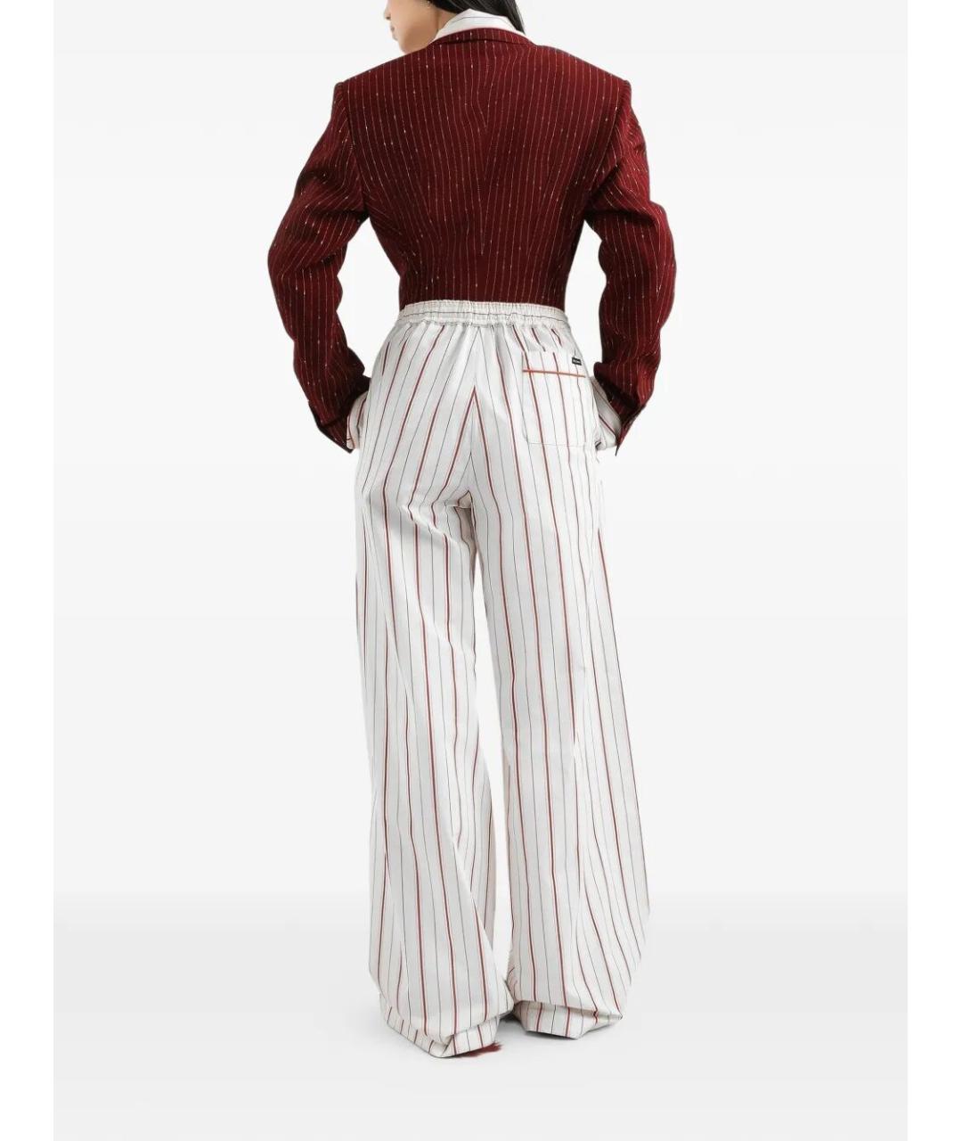 DOLCE&GABBANA Бордовый вискозный жакет/пиджак, фото 3