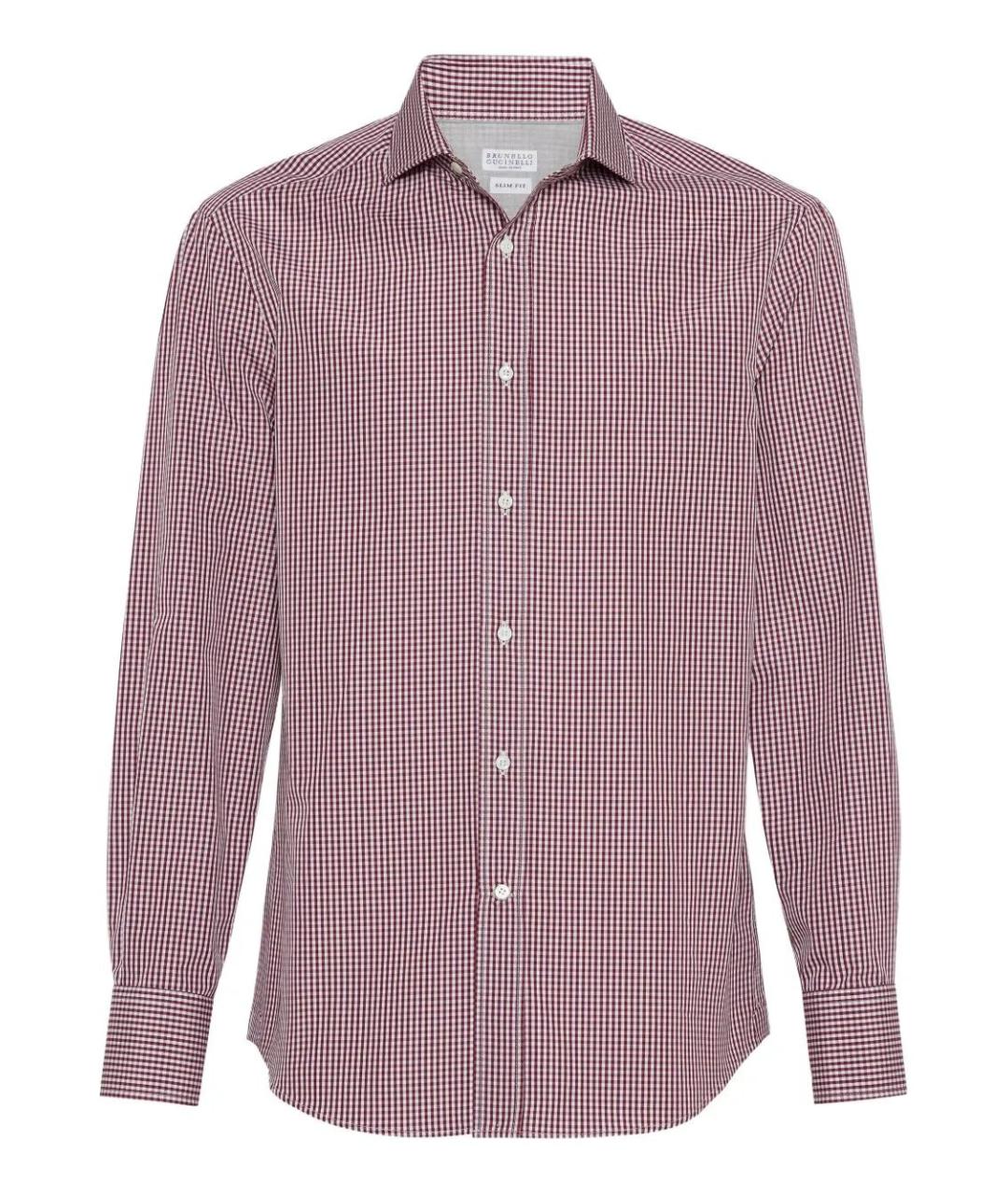 BRUNELLO CUCINELLI Хлопковая кэжуал рубашка, фото 1