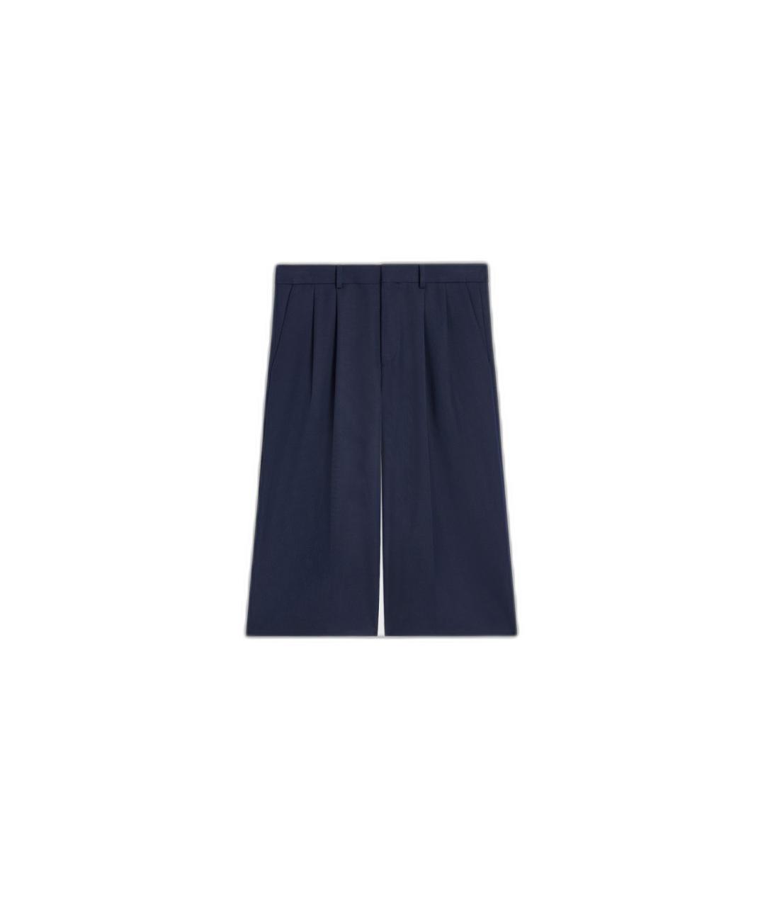 CELINE Синие шерстяные шорты, фото 1