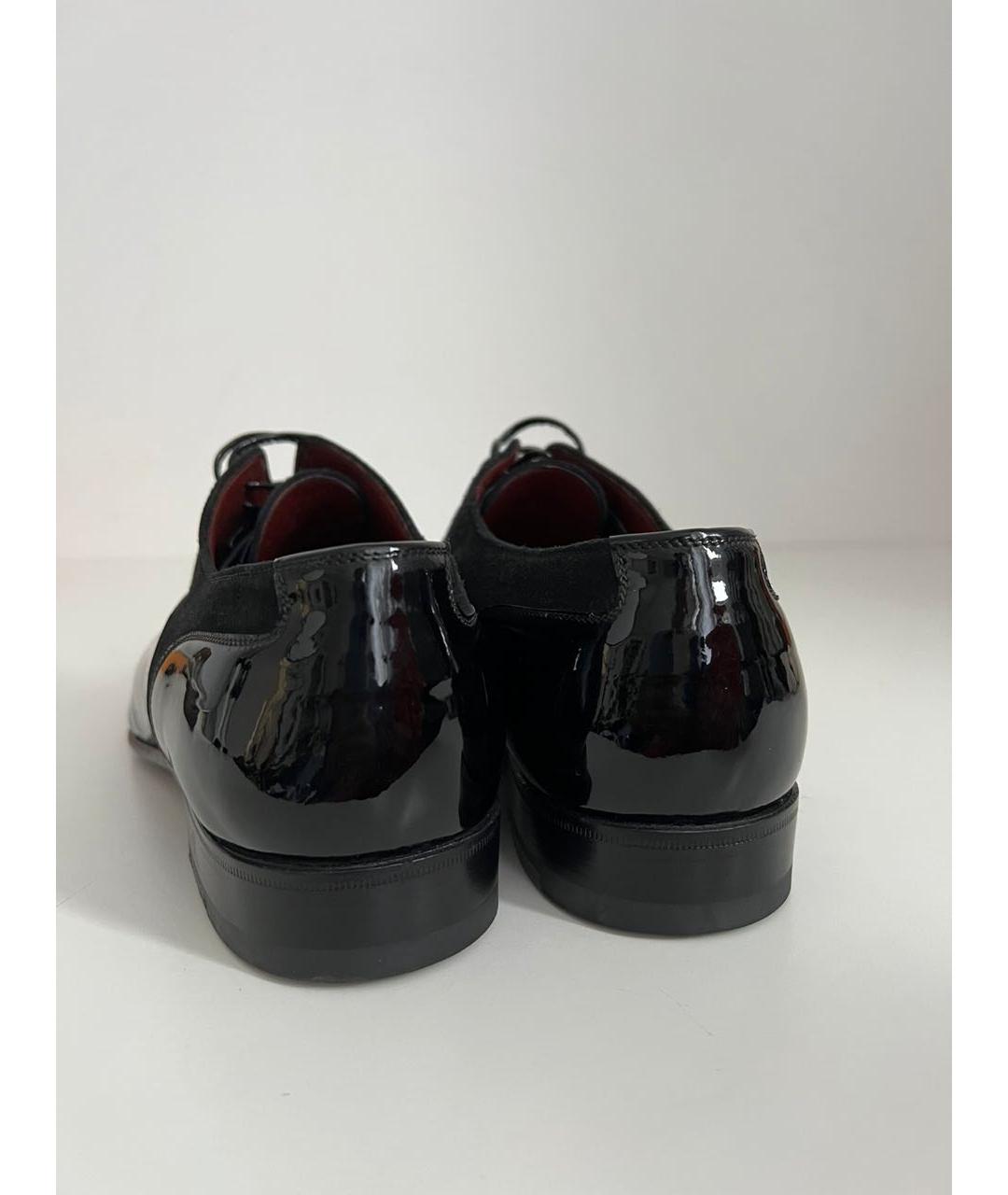 BRIONI Черные туфли из лакированной кожи, фото 3