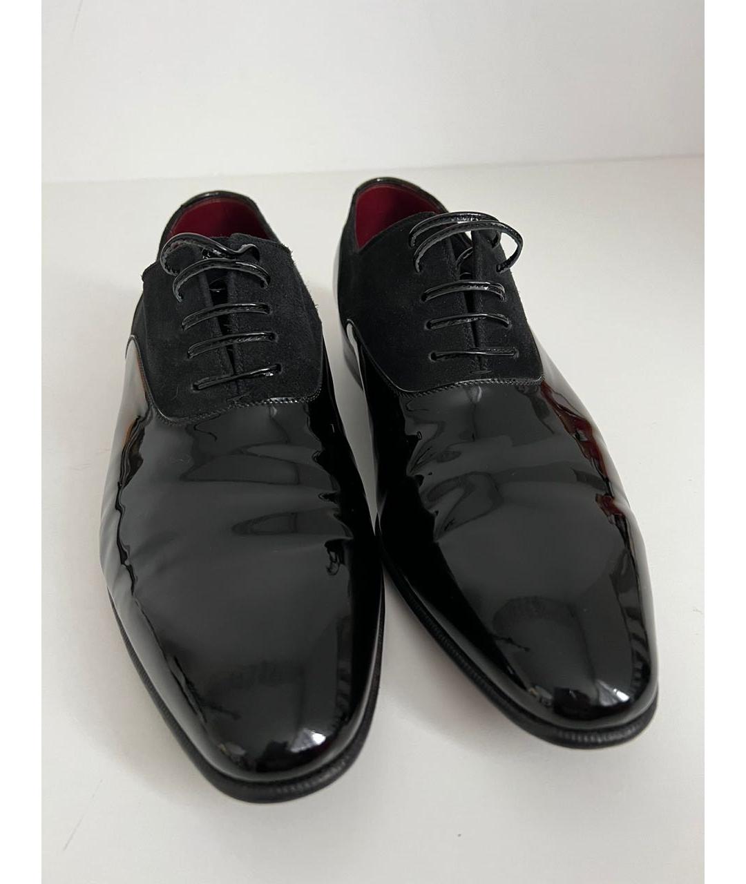 BRIONI Черные туфли из лакированной кожи, фото 2