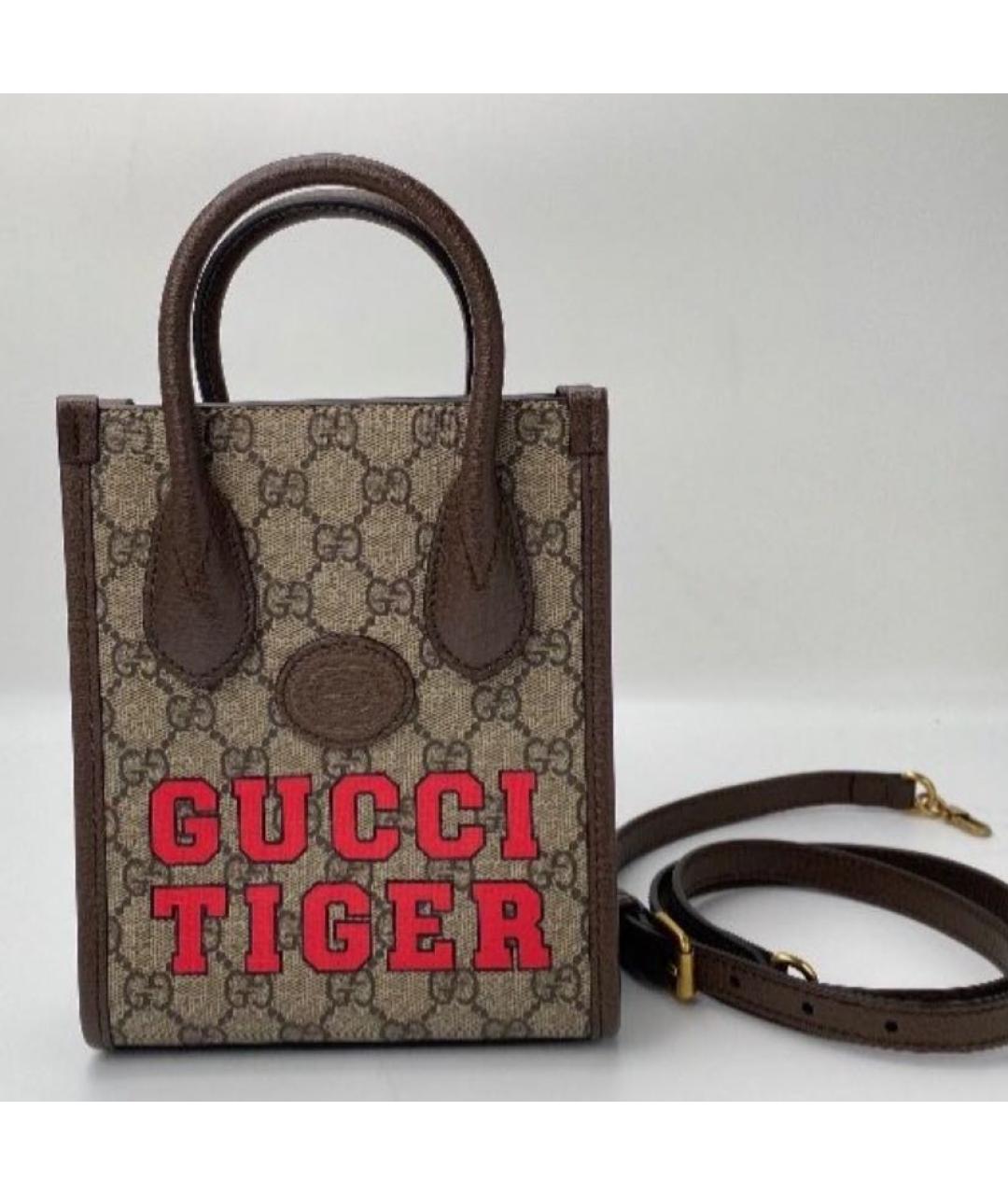 GUCCI Коричневая сумка через плечо, фото 2