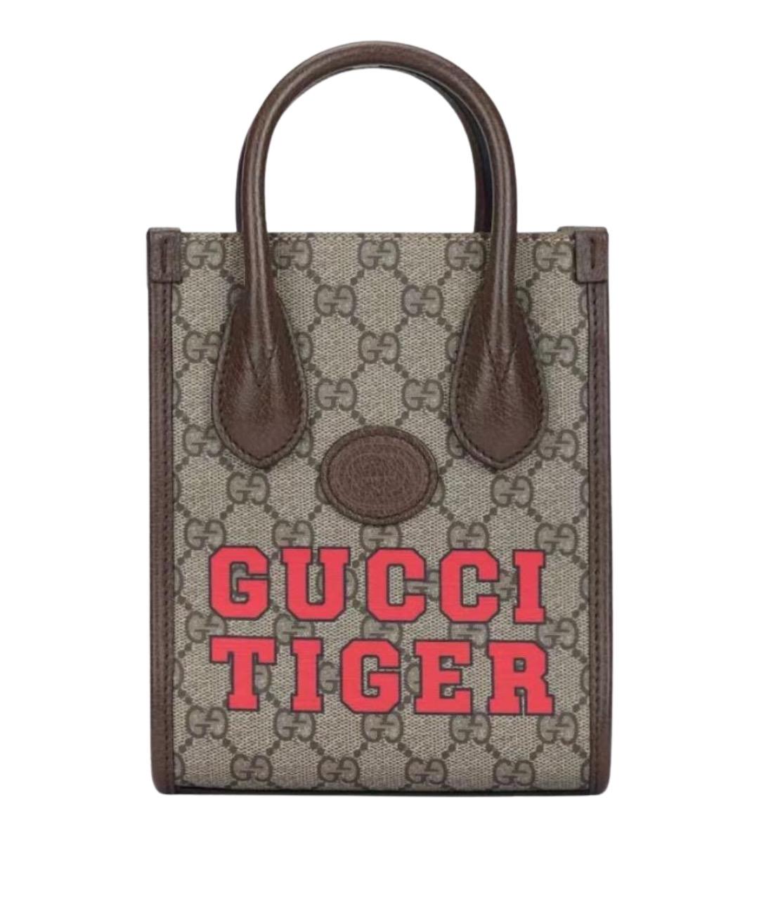 GUCCI Коричневая сумка через плечо, фото 1