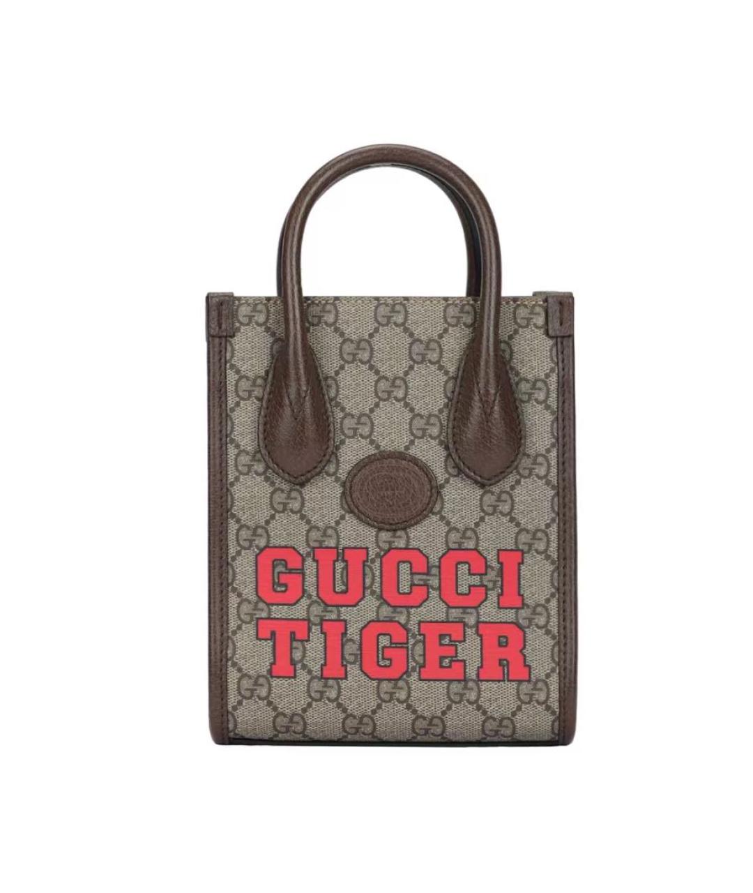 GUCCI Коричневая сумка через плечо, фото 5