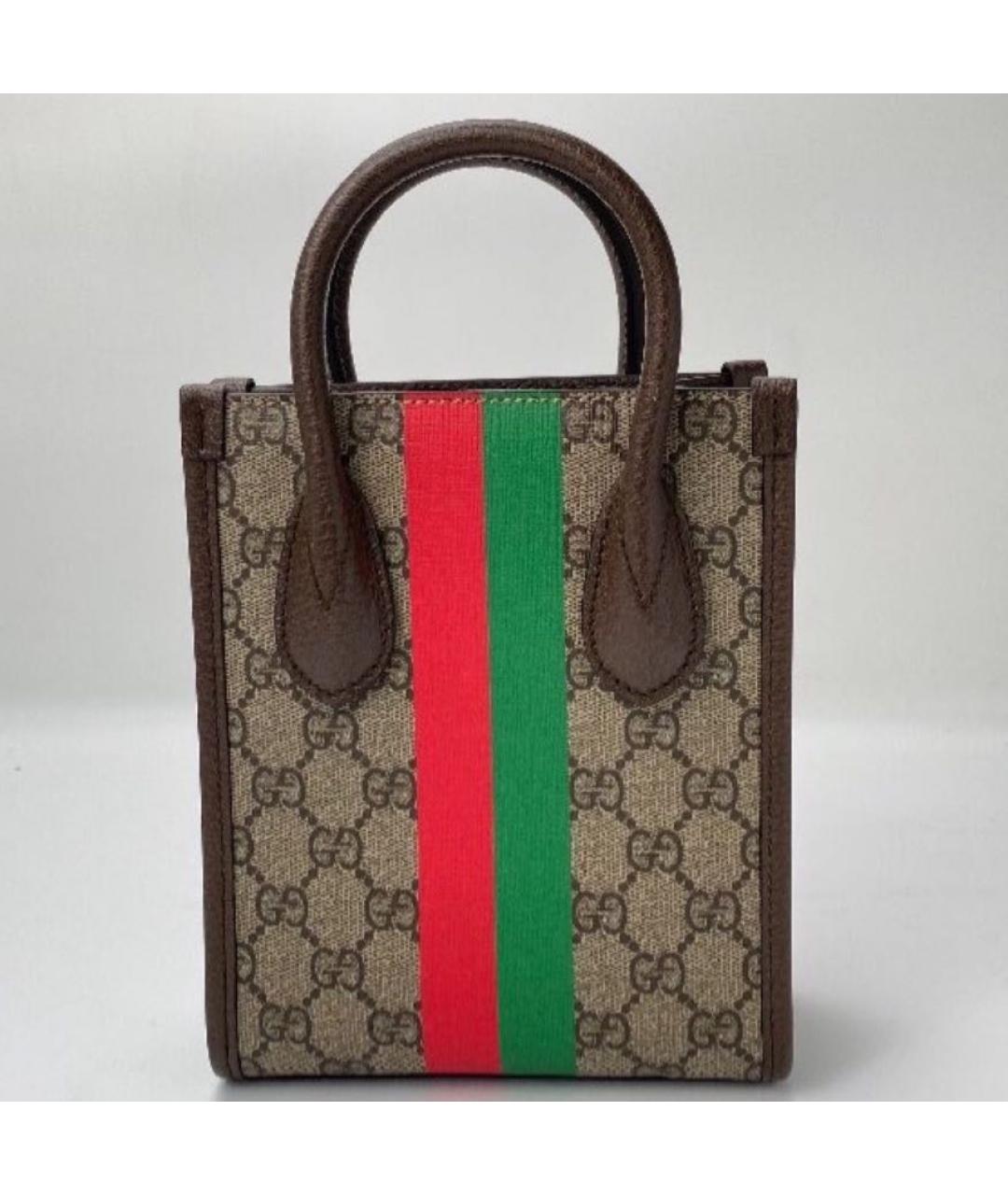 GUCCI Коричневая сумка через плечо, фото 3