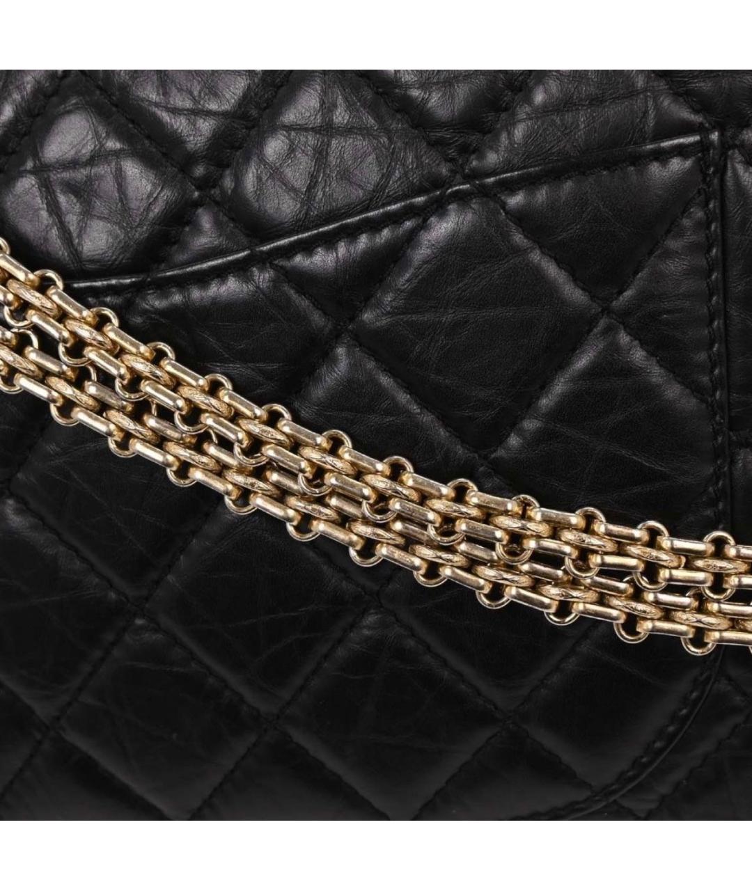 CHANEL Черная кожаная сумка через плечо, фото 5