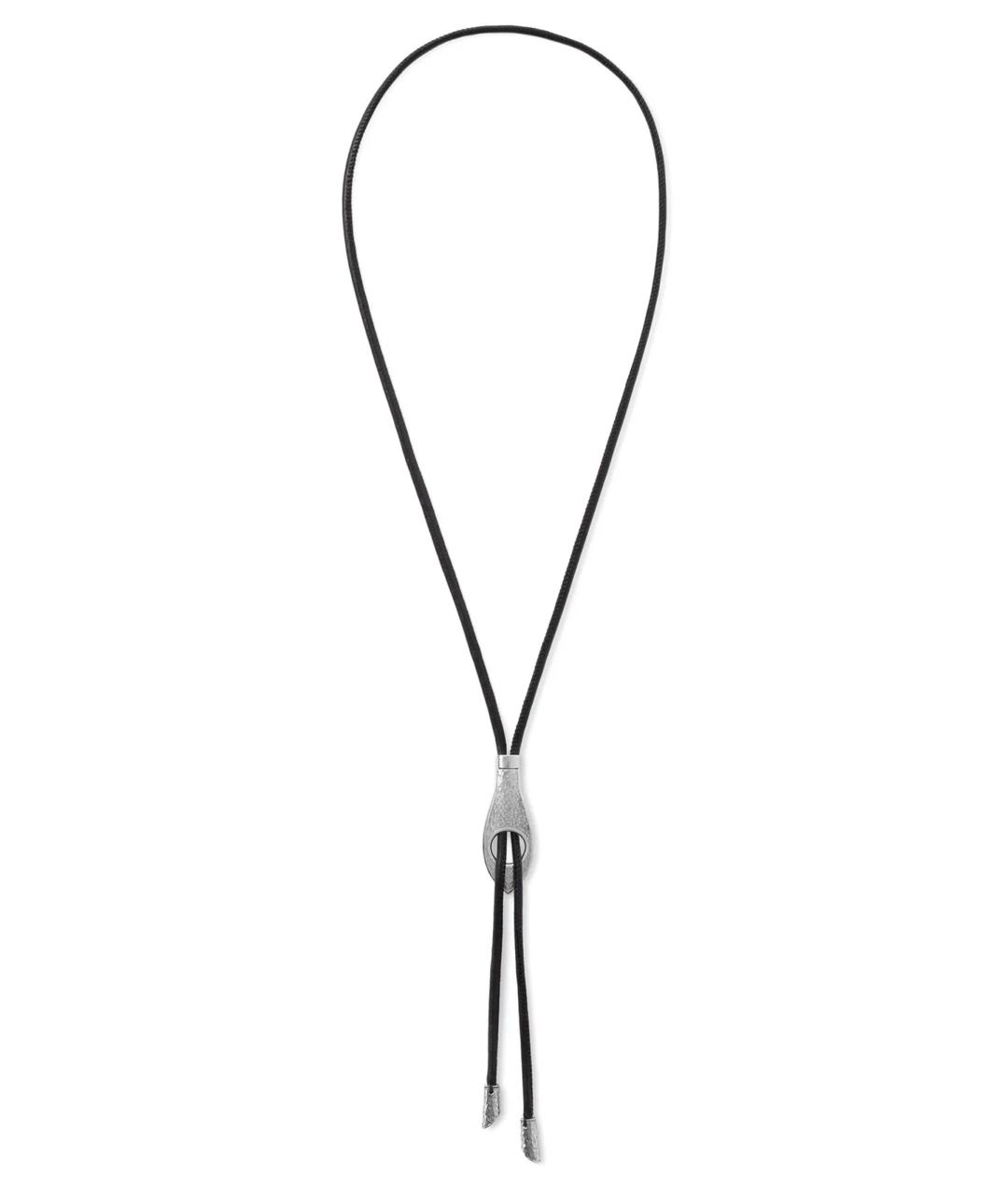 LEMAIRE Черная кожаная цепочка/подвеска, фото 1