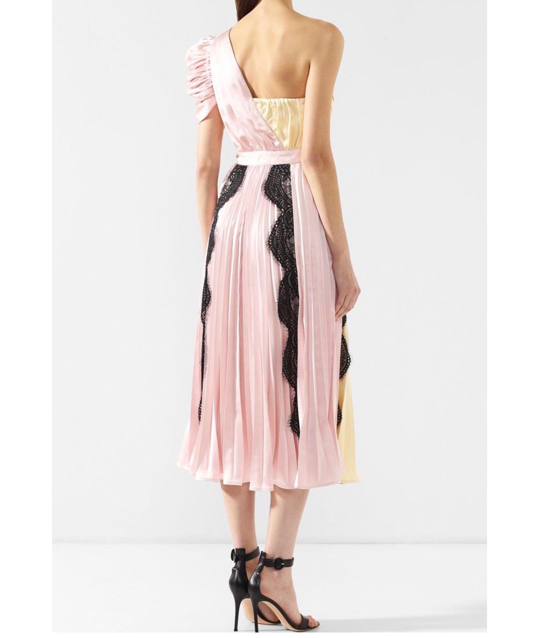 SELF-PORTRAIT Розовое полиэстеровое коктейльное платье, фото 2