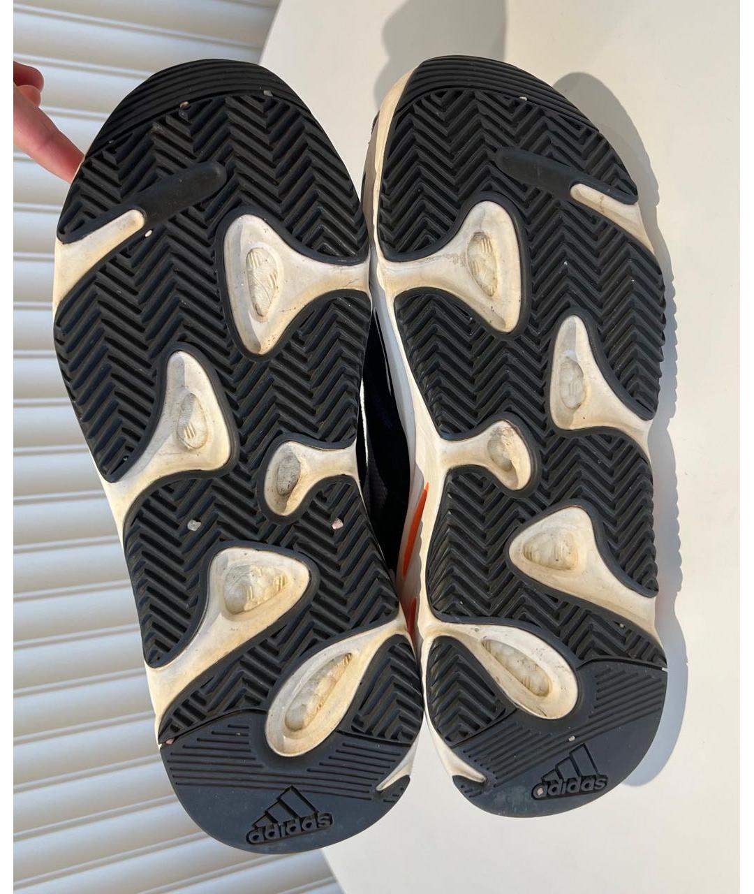 ADIDAS YEEZY Серые текстильные высокие кроссовки / кеды, фото 8