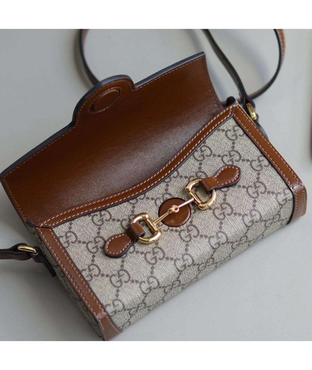 GUCCI Коричневая сумка через плечо, фото 4