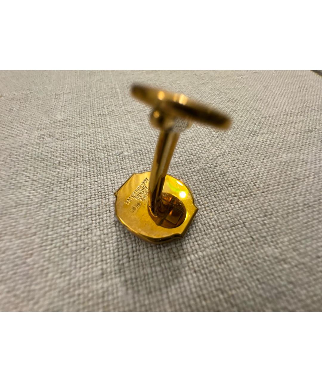 PATEK PHILIPPE Золотые запонки из желтого золота, фото 4