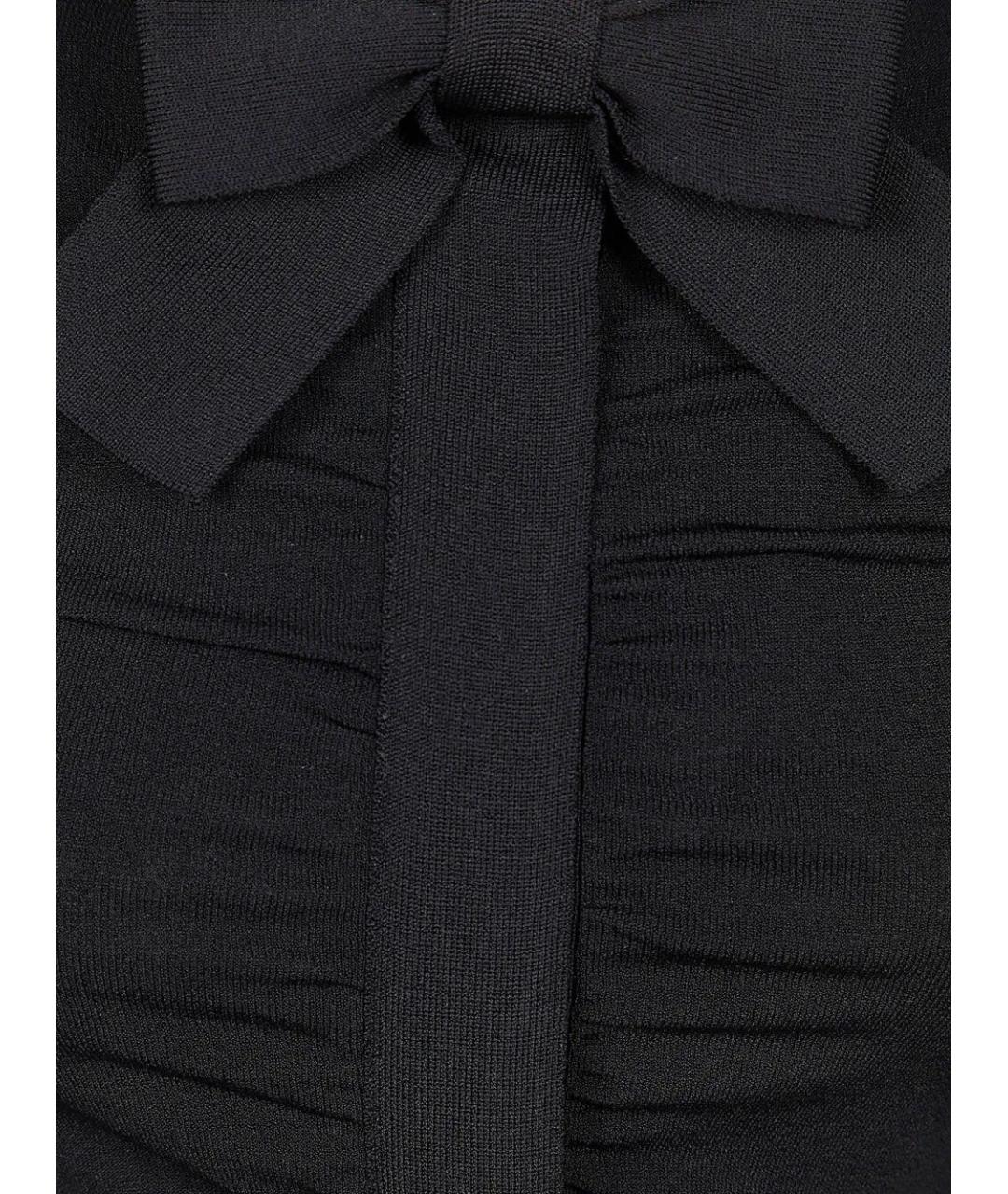 VALENTINO Черный вискозный кардиган, фото 3