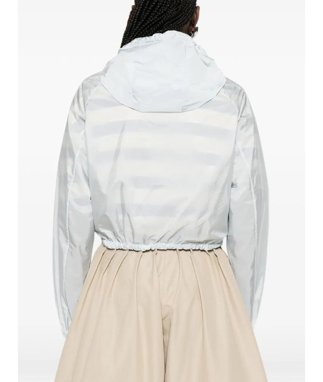 PRADA Белая полиамидовая куртка, фото 4