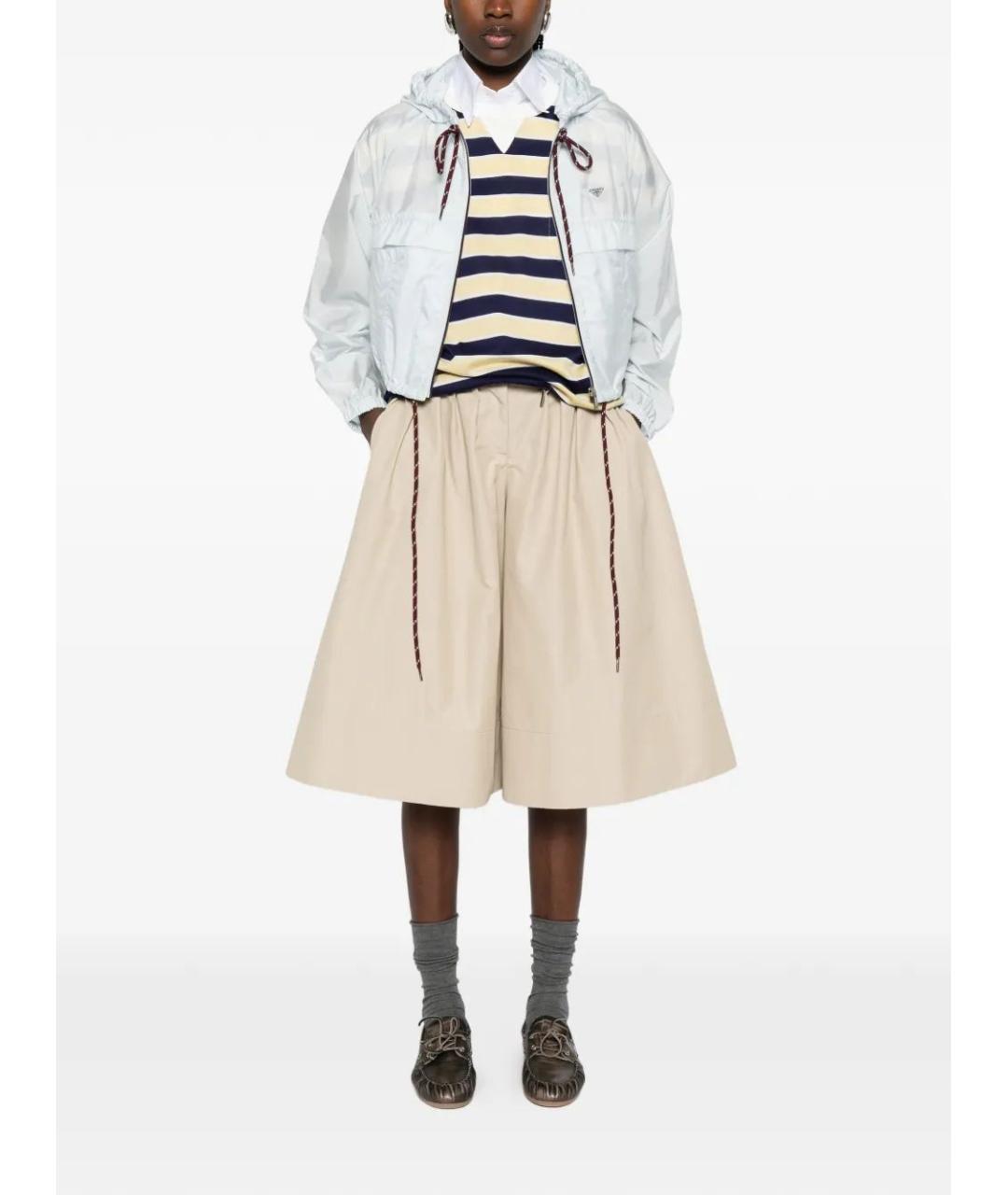 PRADA Белая полиамидовая куртка, фото 2