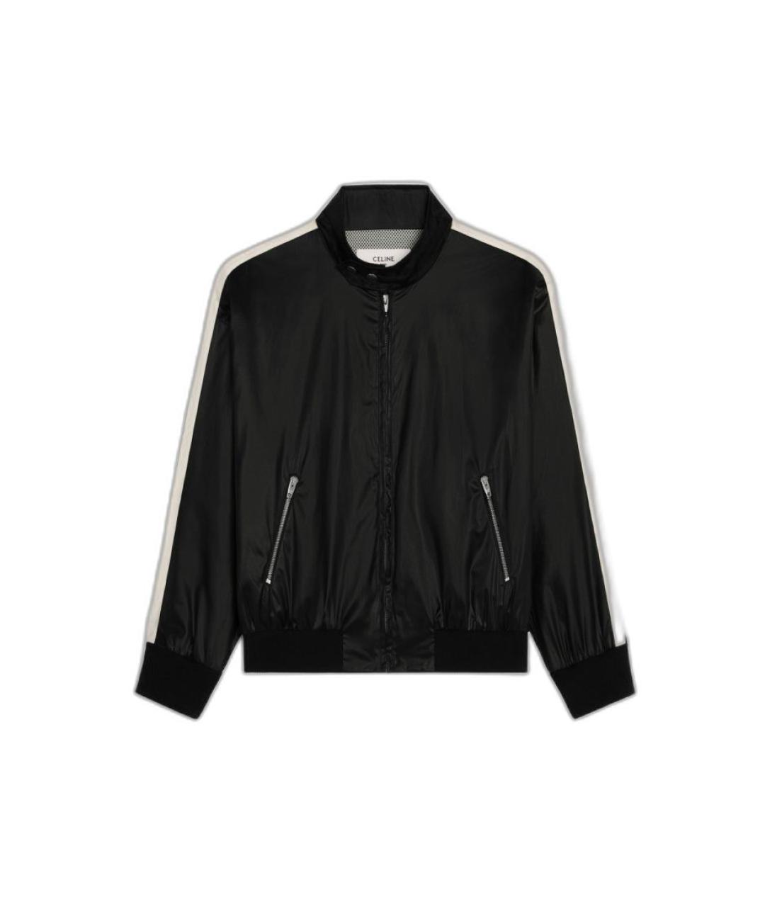 CELINE Черная полиэстеровая куртка, фото 1