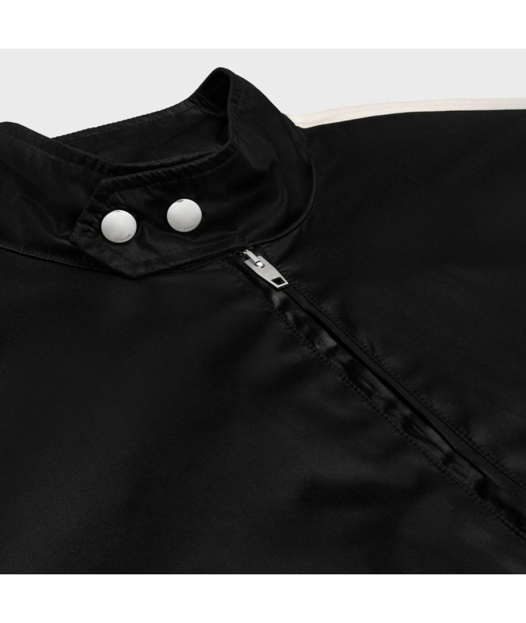 CELINE Черная полиэстеровая куртка, фото 3