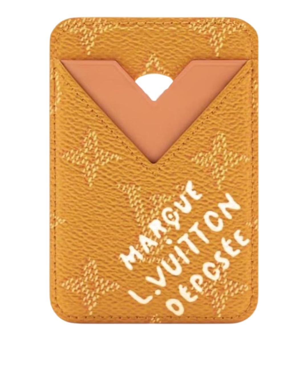LOUIS VUITTON Горчичный кардхолдер, фото 1